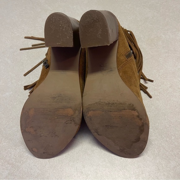 Steve MADDEN FRINGE Ankle Boot Open Toe Fringe Bohemian US 6B - Picture 10 of 11